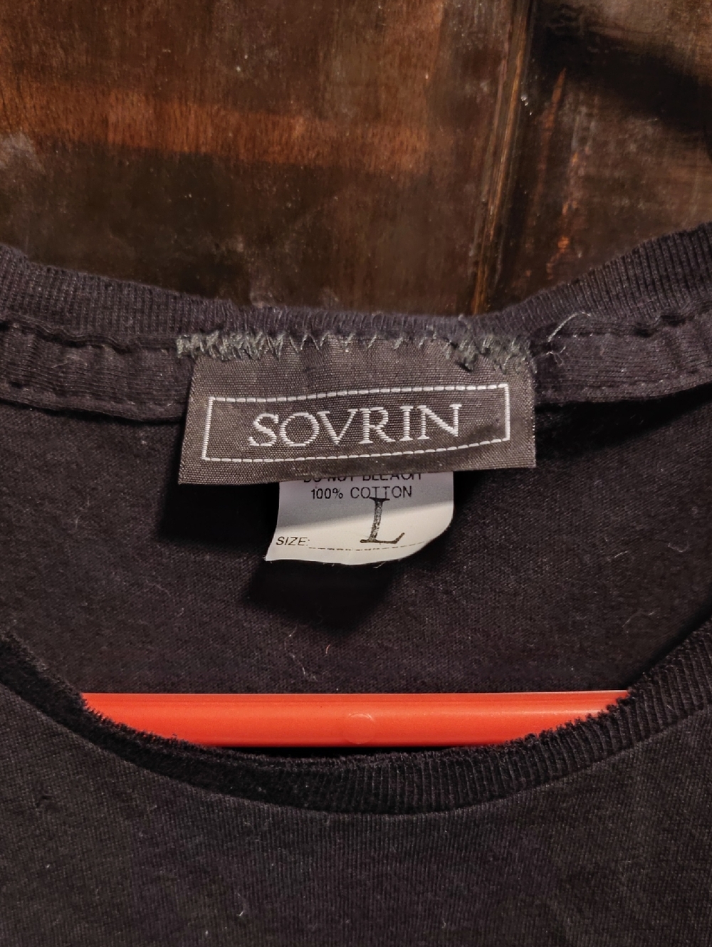 Sovrin Black Distressed Rune Print Muscle Tank - Picture 3 of 4